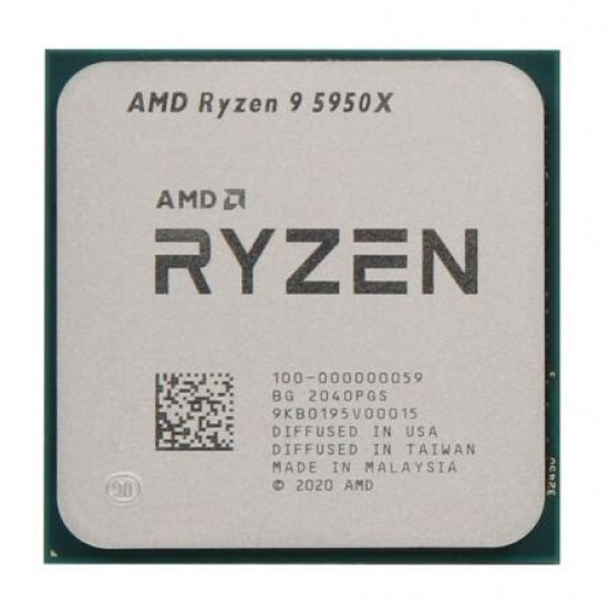 AMD Ryzen 9 5950X 16-Core 3.4GHz AM4 Tray OEM Processzor (100-000000059) AMD Ryzen 9 5950X 16-Core 3.4GHz AM4 Tray OEM Processzor (100-000000059)