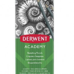 Derwent Academy 6db-os (3B-2H)fémdobozos grafit vázlatceruza készlet (2301945)