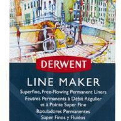 Derwent Line Marker 6 színű 0,3mm tűfilc készlet (2305576)