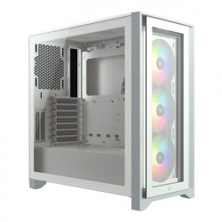Corsair iCUE 4000X RGB Tempered Glass táp nélküli ablakos ház fehér (CC-9011205-WW)