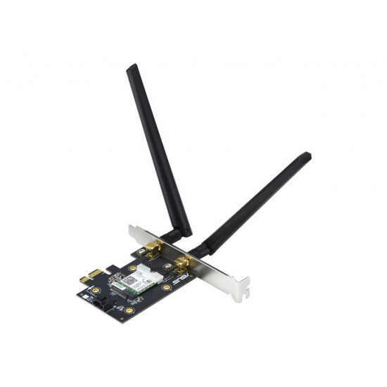 ASUS PCE-AX3000 Wi-Fi 6 802.11ax AX3000 Dual-Band PCIe Wi-Fi Adapter Card