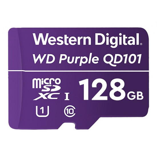 Western Digital Purple128GB microSDXC SC QD101 C10 U1 (WDD128G1P0C)