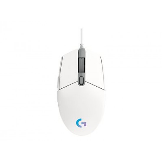 Logitech G203 LIGHTSYNC gaming egér fehér (910-005797)