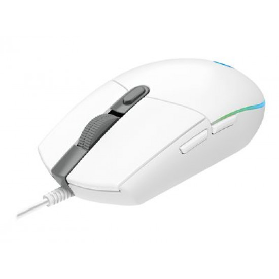 Logitech G203 LIGHTSYNC gaming egér fehér (910-005797)
