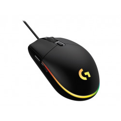 Logitech G203 LIGHTSYNC gaming egér fekete (910-005796)