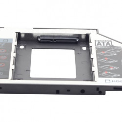 Gembird 2,5'' - 5,25'' HDD beépítő keret laptophoz 12.7mm (MF-95-02)