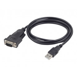 Gembird Cablexpert USB 2.0 - DB9M serial port átalakító, 1.5m (UAS-DB9M-02)