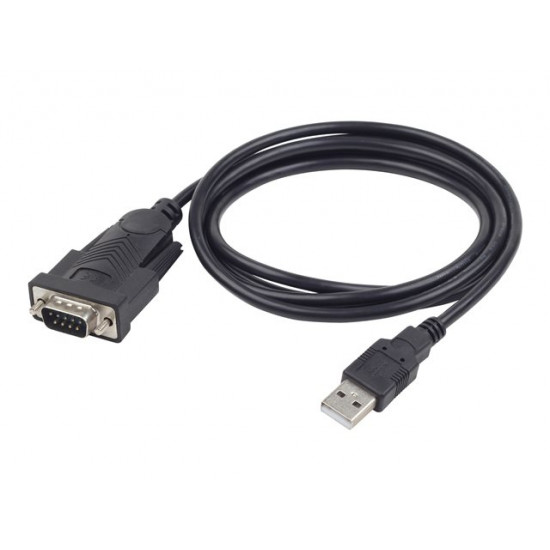 Gembird Cablexpert USB 2.0 - DB9M serial port átalakító, 1.5m (UAS-DB9M-02)