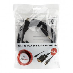 Gembird Cablexpert HDMI - VGA adapter single port + audio, 3m (A-HDMI-VGA-03-10)