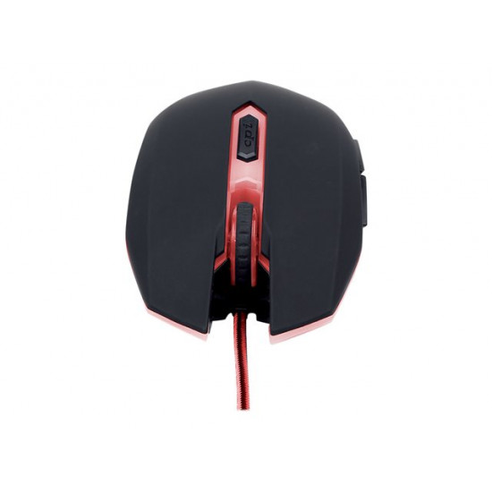 Gembird MUSG-001-R optikai egér fekete-piros USB Gembird MUSG-001-R optikai egér fekete-piros USB