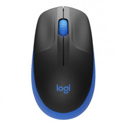 Logitech M190 teljes méretű vezeték nélküli optikai egér kék-fekete (910-005907)