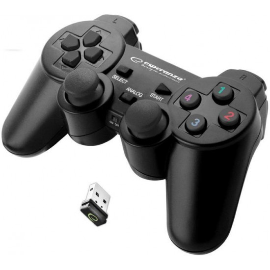 Esperanza EGG108K Gladiator vezeték nélküli gamepad fekete