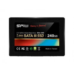 Silicon Power S55 240GB SSD Slim 2.5, SATA III 6GB/s, 550/450 MB/s, 7mm