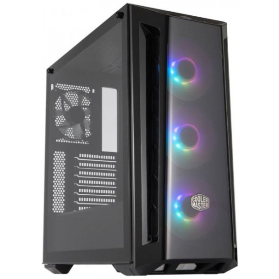 Cooler Master MasterBox MB520 ARGB táp nélküli ablakos ház fekete (MCB-B520-KGNN-RGA)