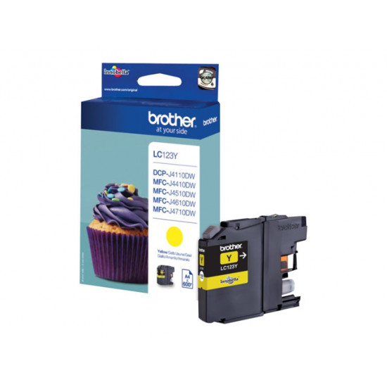 Brother LC123Y sárga tintapatron