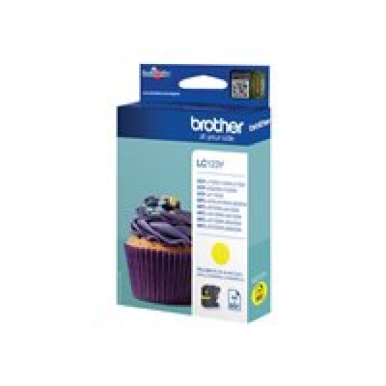 Brother LC123Y sárga tintapatron