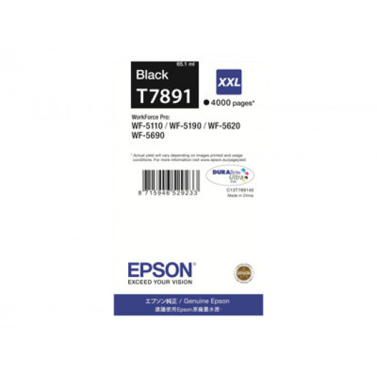 Epson T7891 XXL fekete patron (C13T789140) Epson T7891 XXL fekete patron (C13T789140)