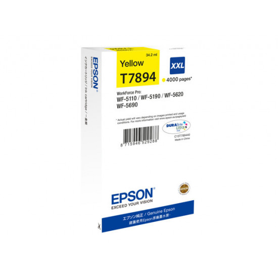 Epson T7894 XXL sárga patron (C13T789440)