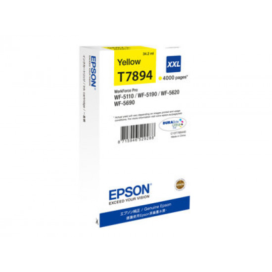 Epson T7894 XXL sárga patron (C13T789440)