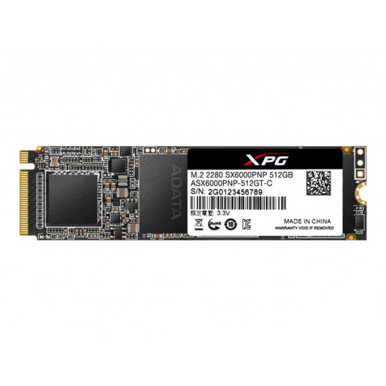 ADATA 512GB XPG SX6000 Pro Series M.2 SSD meghajtó (ASX6000PNP-512GT-C) ADATA 512GB XPG SX6000 Pro Series M.2 SSD meghajtó (ASX6000PNP-512GT-C)