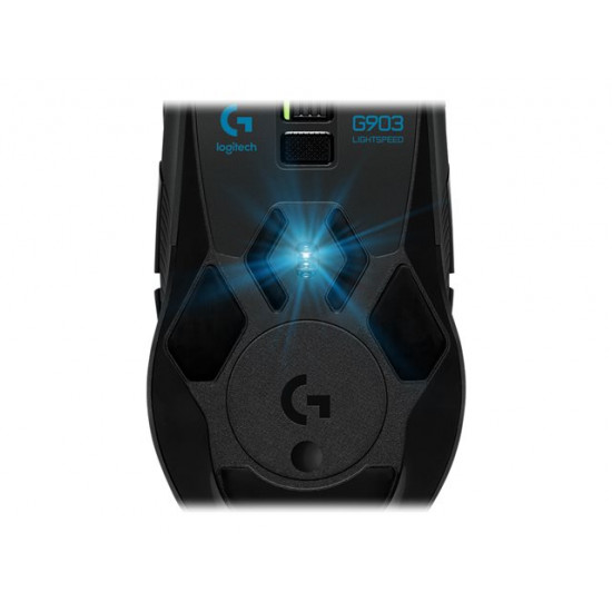 Logitech G903 LIGHTSPEED vezeték nélküli Gaming egér fekete (910-005672)