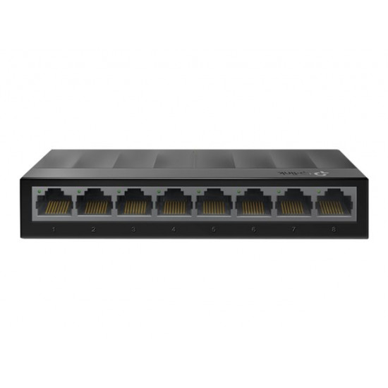 TP-Link LS1008G 10/100/1000Mbps 8 portos asztali switch fekete