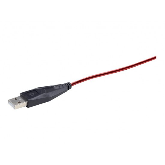 Gembird MUSG-001-R optikai egér fekete-piros USB Gembird MUSG-001-R optikai egér fekete-piros USB