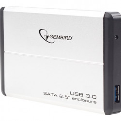 Gembird 2.5'' külső SATA merevlemez ház USB 3.0 ezüst (EE2-U3S-2-S)