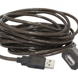 Gembird Cablexpert USB 2.0 aktív hosszabbító kábel, 10m (UAE-01-10M)