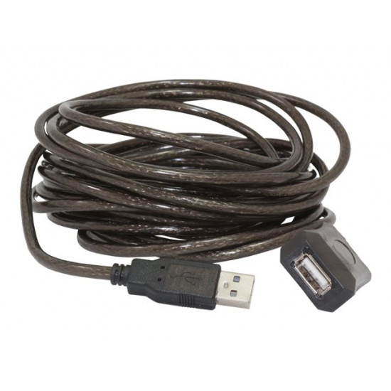 Gembird Cablexpert USB 2.0 aktív hosszabbító kábel, 10m (UAE-01-10M)