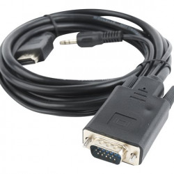 Gembird Cablexpert HDMI - VGA adapter single port + audio, 3m (A-HDMI-VGA-03-10)