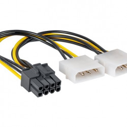 AKY AK-CA-29 Akyga Adapter 2x Molex / PCI-Express 8-pin AK-CA-29