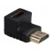 Akyga HDMI apa - HDMI anya 90°-os adapter (AK-AD-01)