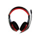 Media-Tech MT3574 NEMESIS USB mikrofonos fejhallgató fekete-piros Media-Tech MT3574 NEMESIS USB mikrofonos fejhallgató fekete-piros