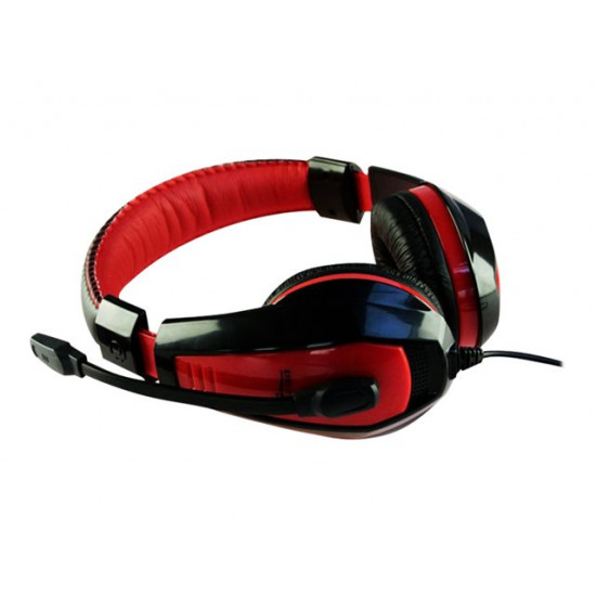 Media-Tech MT3574 NEMESIS USB mikrofonos fejhallgató fekete-piros Media-Tech MT3574 NEMESIS USB mikrofonos fejhallgató fekete-piros