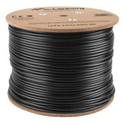 LANBERG UTP kültéri kábel, Fekete, 305m (LCF6-21CU-0305-BK)
