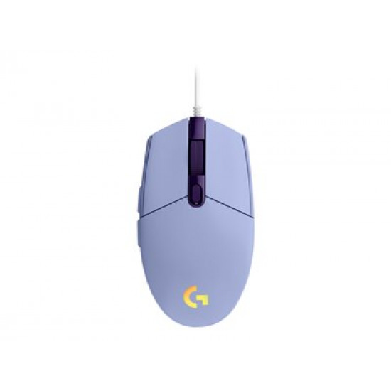 Logitech G203 LIGHTSYNC gaming egér lila (910-005853)