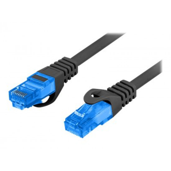 LANBERG patchcord cat.6A FTP 2m black kábel
