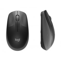 Logitech M190 teljes méretű vezeték nélküli optikai egér sötétszürke-fekete (910-005905)