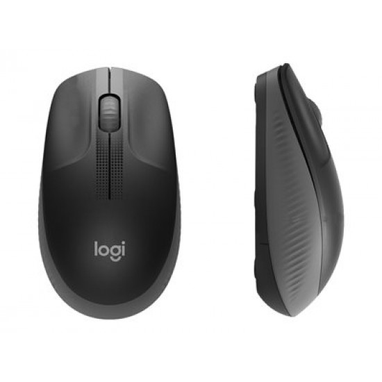 Logitech M190 teljes méretű vezeték nélküli optikai egér sötétszürke-fekete (910-005905) Logitech M190 teljes méretű vezeték nélküli optikai egér sötétszürke-fekete (910-005905)