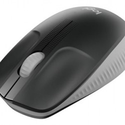Logitech M190 teljes méretű vezeték nélküli optikai egér középszürke-fekete (910-005906)