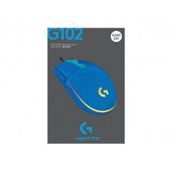 Logitech G102 LIGHTSYNC gaming egér kék (910-005801)