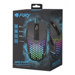 EN-Natec Fury Battler RGB Gamer USB egér