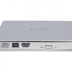 Gembird külső DVD író ezüst (DVD-USB-02-SV)