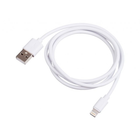 Akyga USB-A - Lightning kábel, 1m, fehér (AK-USB-30)
