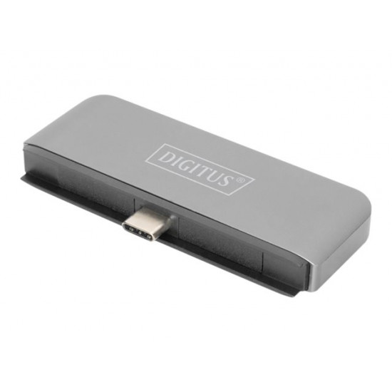 DIGITUS USB-C Tablet Dock 4K/30Hz HDMI/USB-A/PD/Audio 3.5mm (DA-70893)