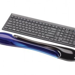 KENSINGTON 62397 Kensington Crystal Wristres Wave Géltöltésű csuklótámasz billentyűzethez,kék-fek