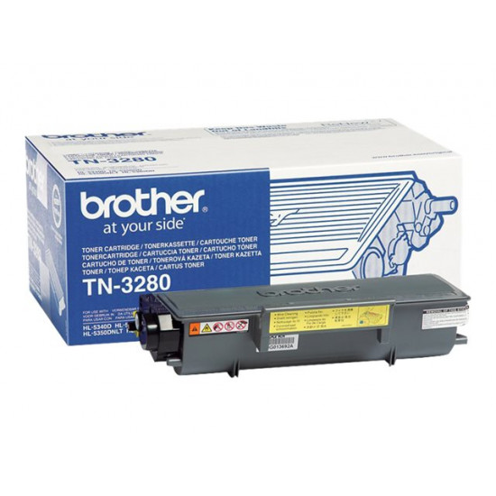 Brother Toner TN-3280 TN3280 Eredeti Fekete 8000 oldal Brother Toner TN-3280 TN3280 Eredeti Fekete 8000 oldal
