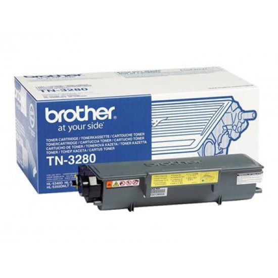 Brother Toner TN-3280 TN3280 Eredeti Fekete 8000 oldal Brother Toner TN-3280 TN3280 Eredeti Fekete 8000 oldal
