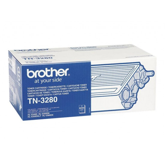 Brother Toner TN-3280 TN3280 Eredeti Fekete 8000 oldal Brother Toner TN-3280 TN3280 Eredeti Fekete 8000 oldal